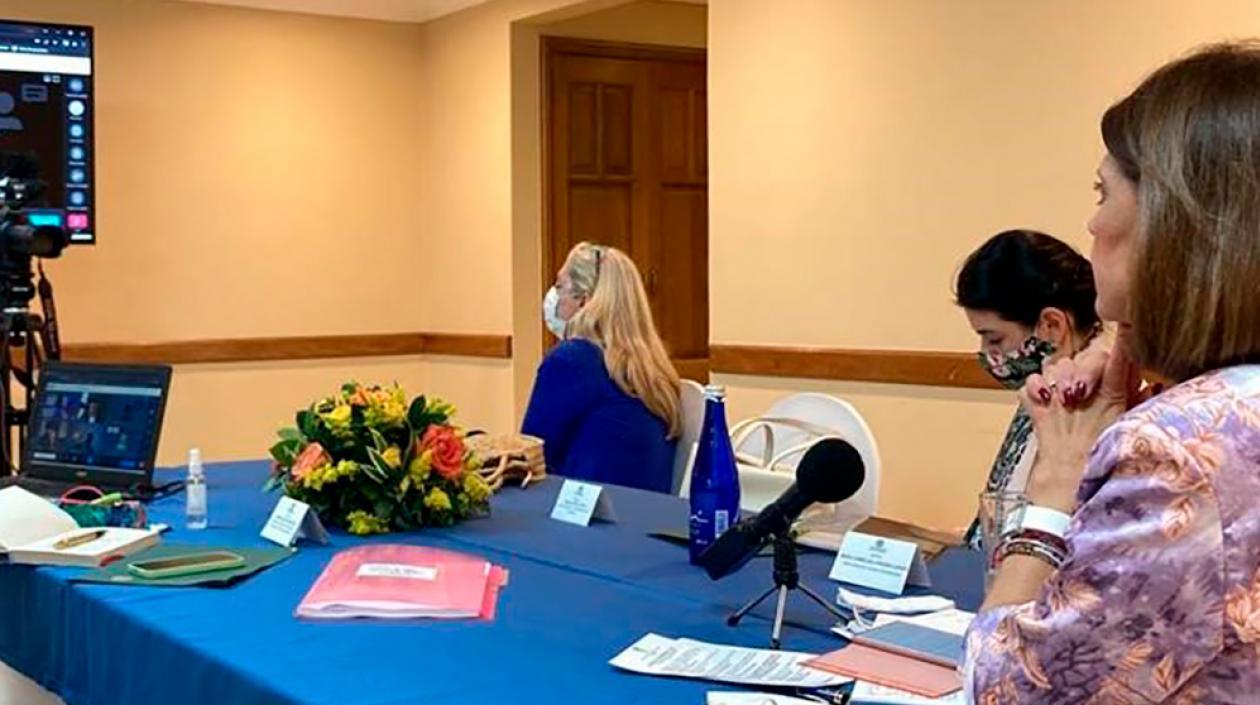 La vicepresidenta y canciller de Colombia, Marta Lucía Ramírez.