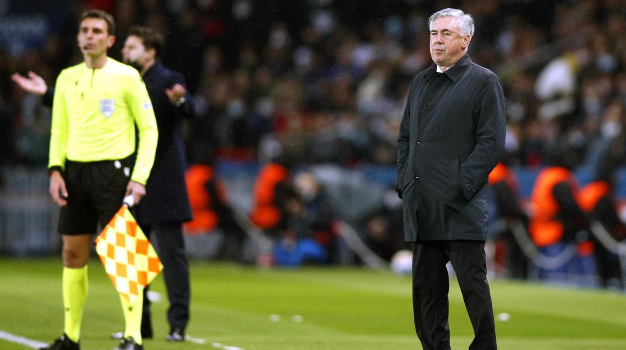 Carlo Ancelotti, técnico del Real Madrid.