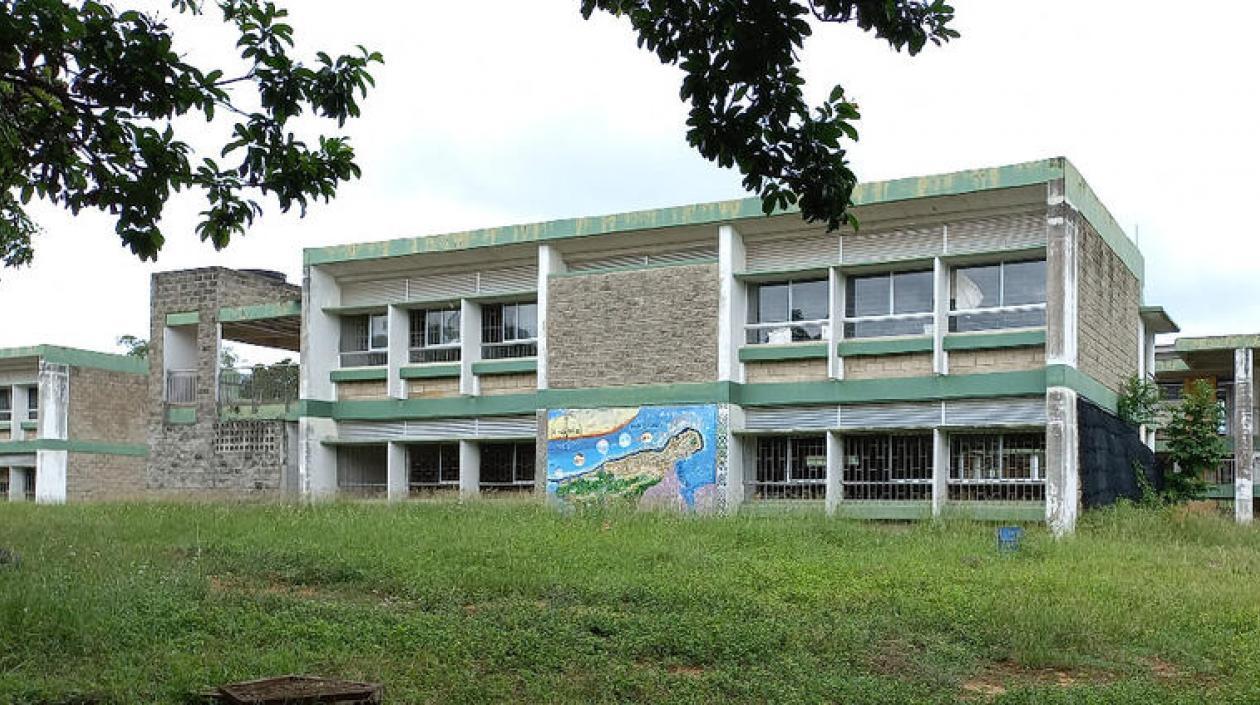 Institución educativa blanco del ilícito.