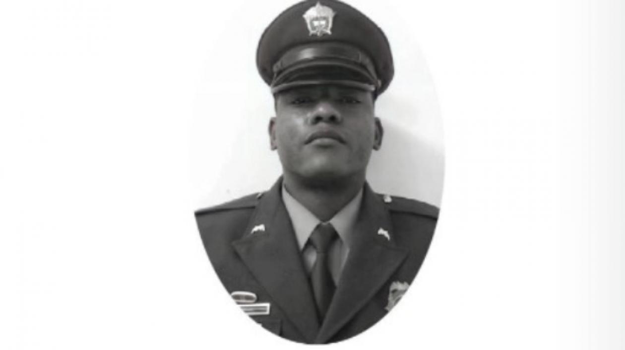 Patrullero Carlos Godoy, asesinado por un francotirador.