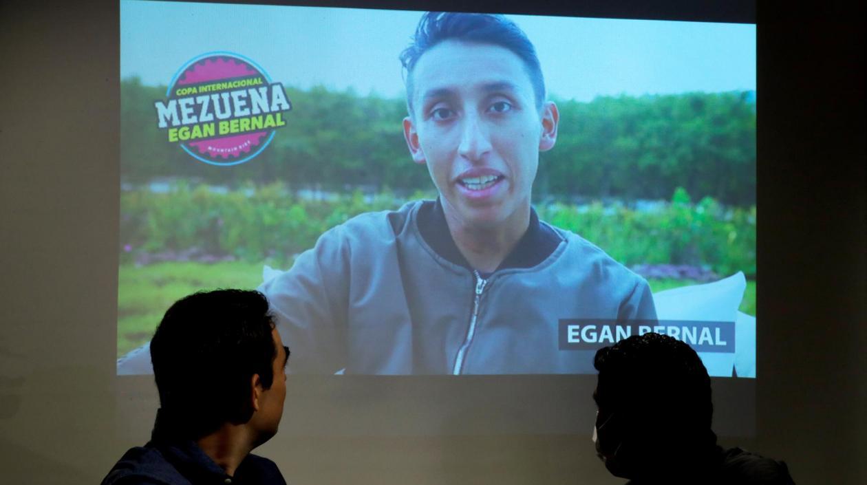 Egan Bernal, ciclista colombiano. 