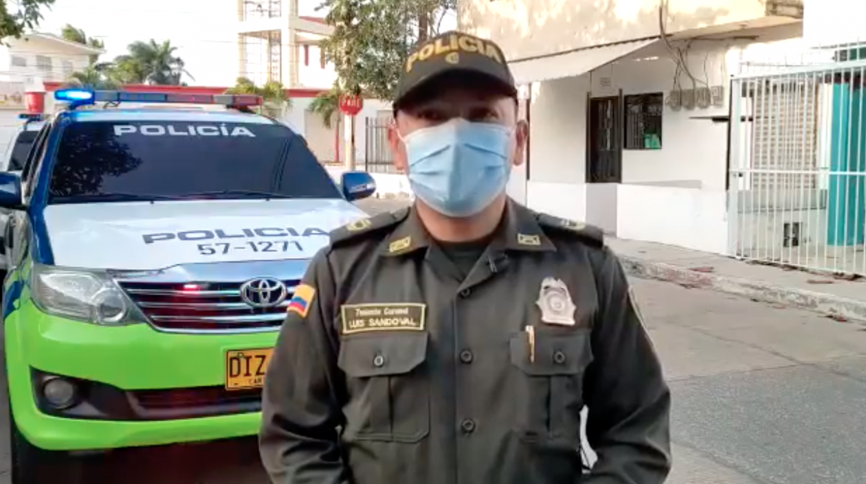 Luis Sandoval, comandante operativo de la Mebar.