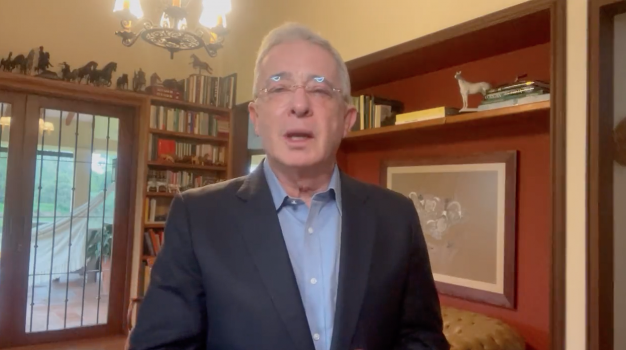 El expresidente de Colombia, Álvaro Uribe.