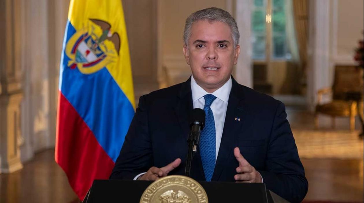 Iván Duque, presidente de Colombia.