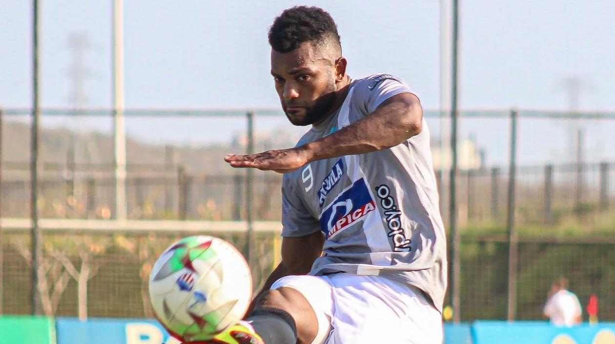 Miguel Àngel Borja, delantero de Junior. 