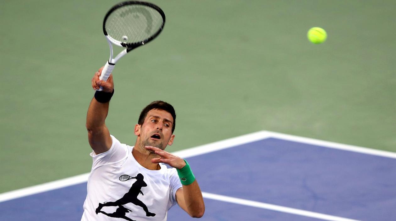 Novak Djokovic, tenista serbio. 