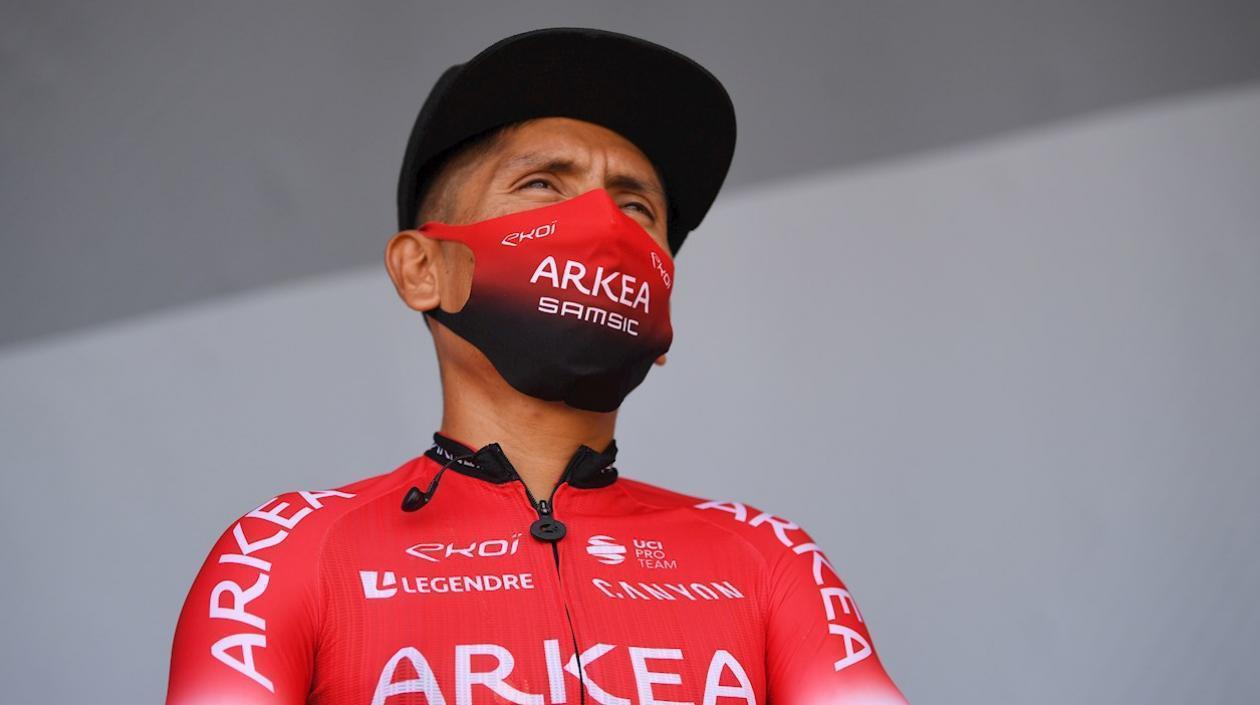 El ciclista colombiano Nairo Quintana.