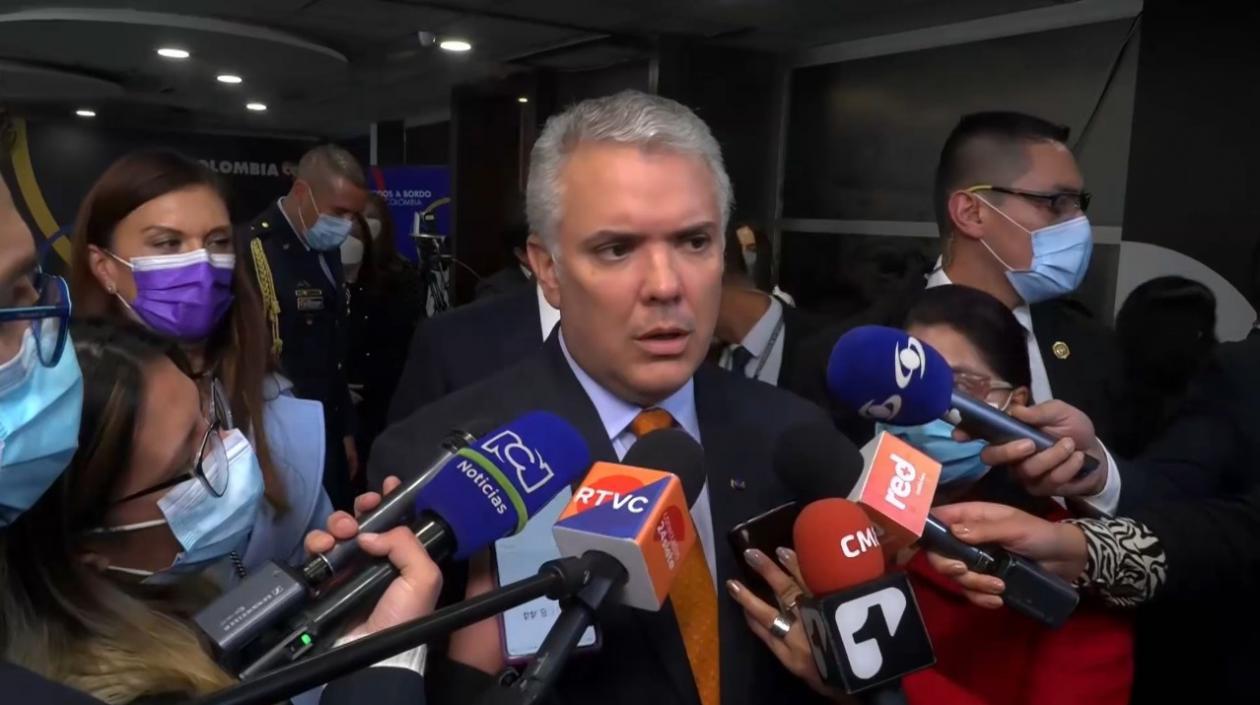 El Presidente de la República, Iván Duque.