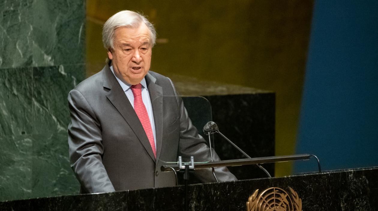 El Secretario General de la ONU, António Guterres.