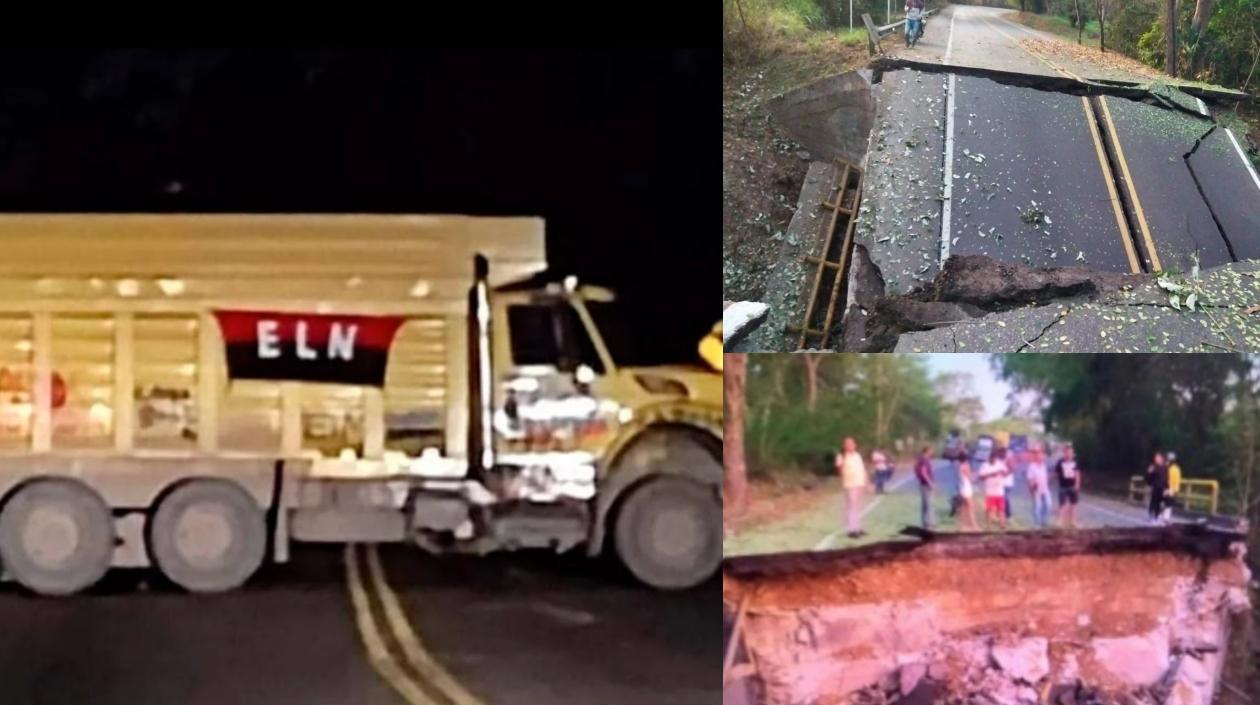 Imágenes de los ataques.