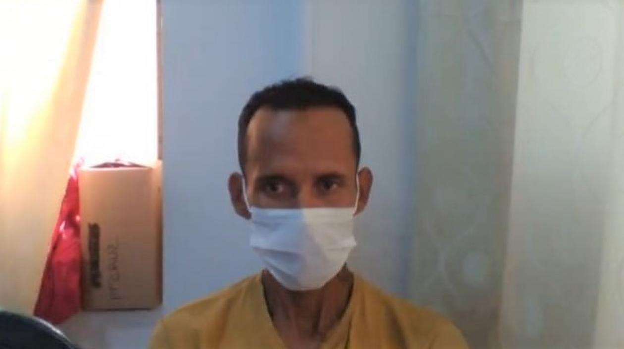 Manuel Zapateiro, capturado por feminicidio.