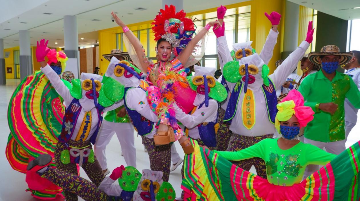 Valeria Charris, reina del Carnaval de Barranquilla 2022.