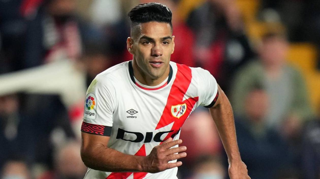 Falcao García, delantero del Rayo Vallecano. 