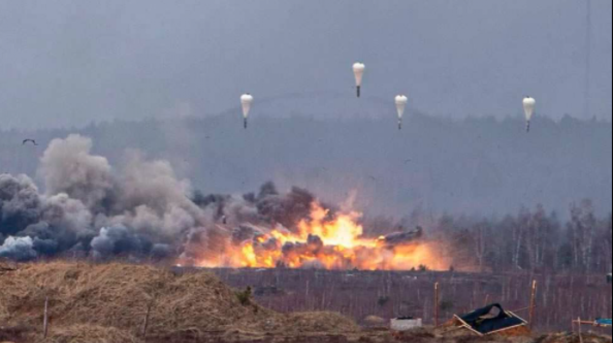 Imagen de los bombardeos.