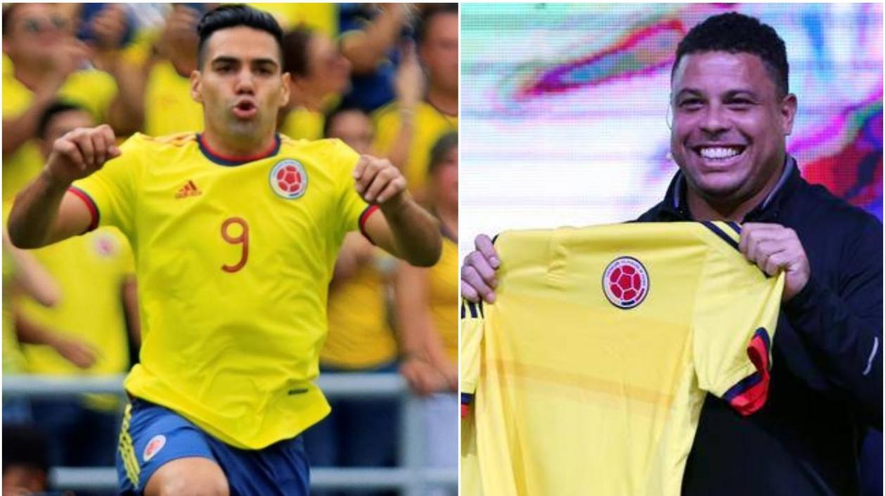 Radamel Falcao García y Ronaldo.