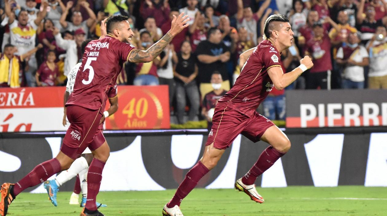 Michael Rangel, delantero del Deportes Tolima. 