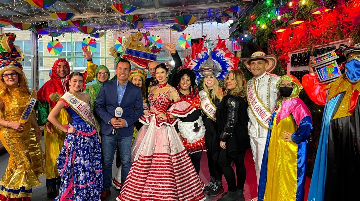 La Reina Valeria promociona el Carnaval de Barranquilla en NY.