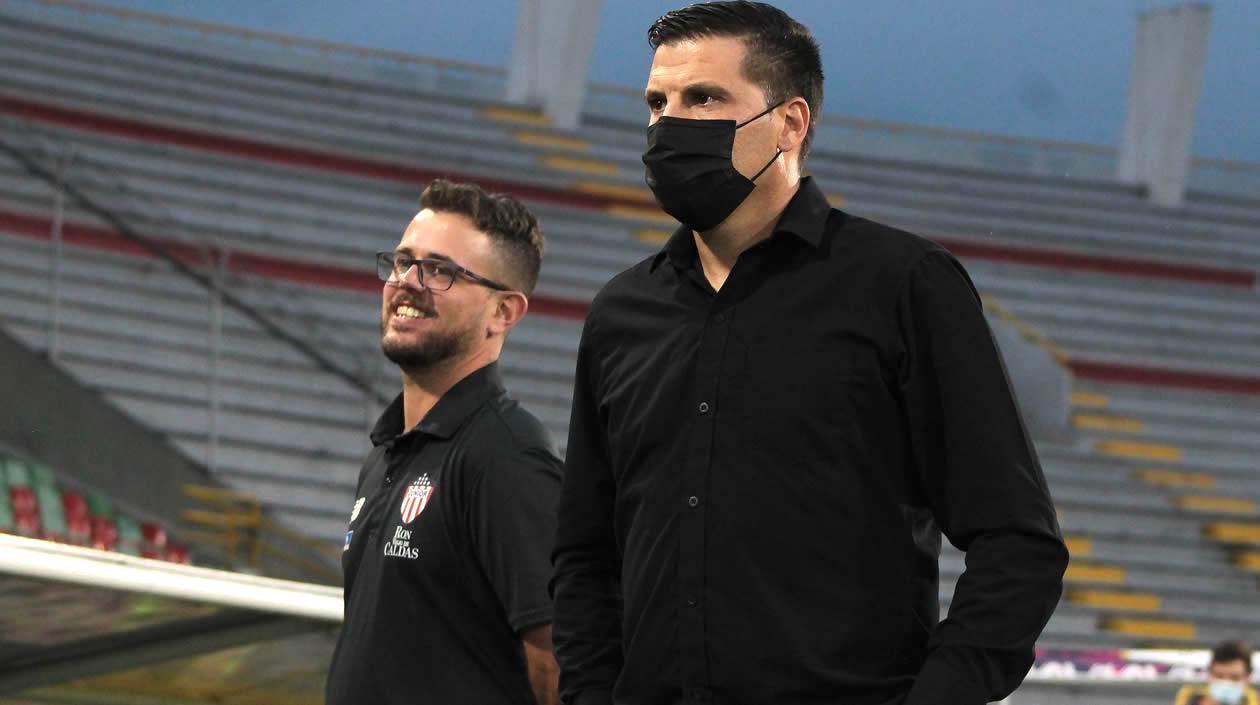 Juan Cruz Real, DT del Junior.