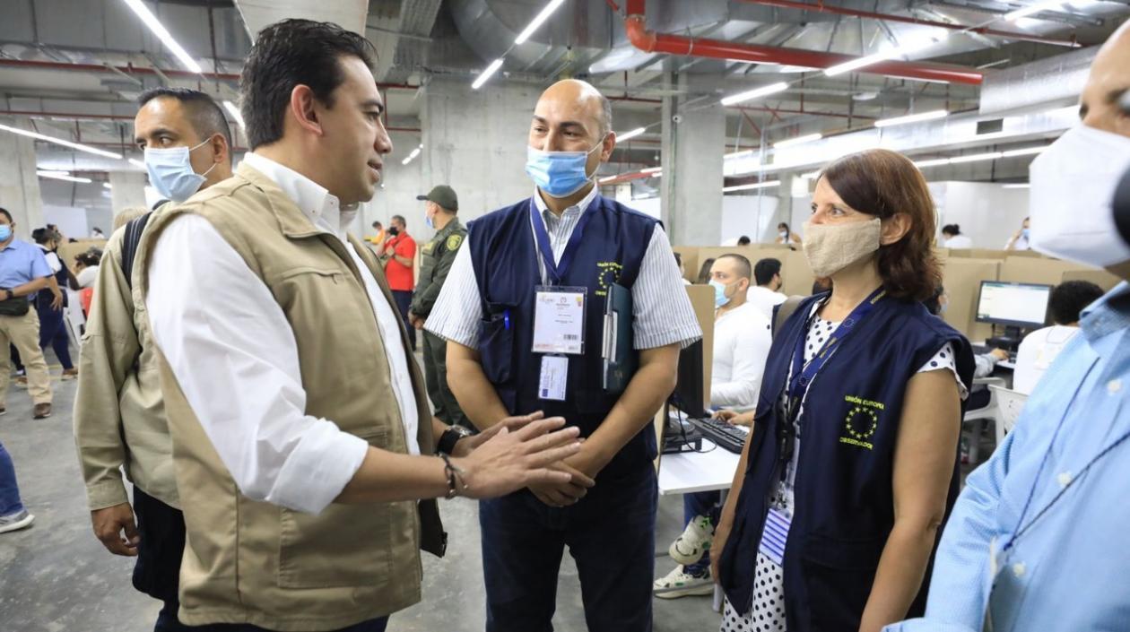 Simulacro de elecciones.