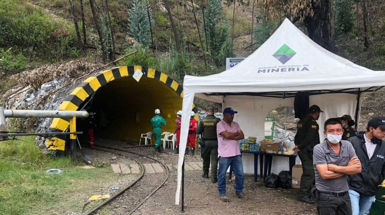 Entrada de la mina 'La Chapa'.