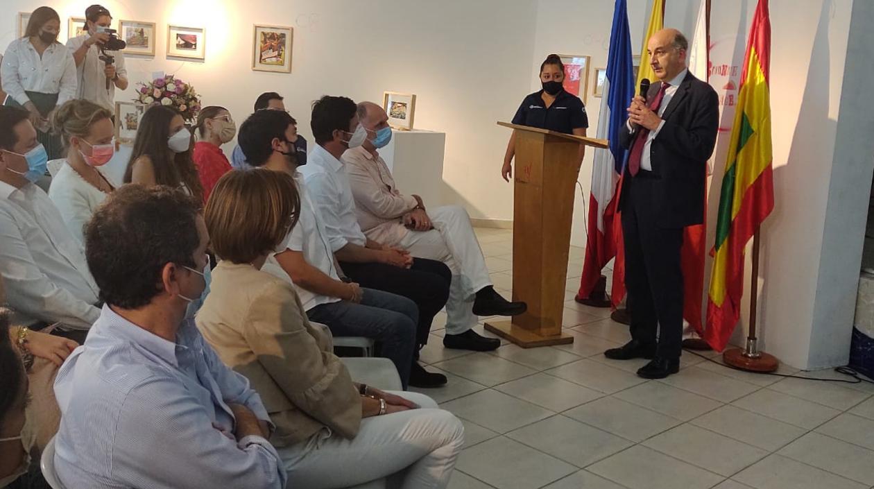 Embajador de Francia en Colombia, Frédéric Doré.