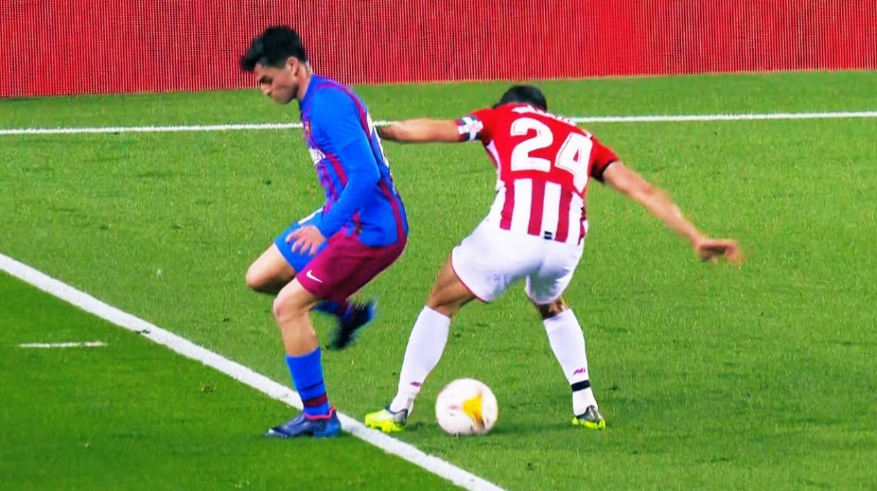 La jugada que levantó al Camp Nou.