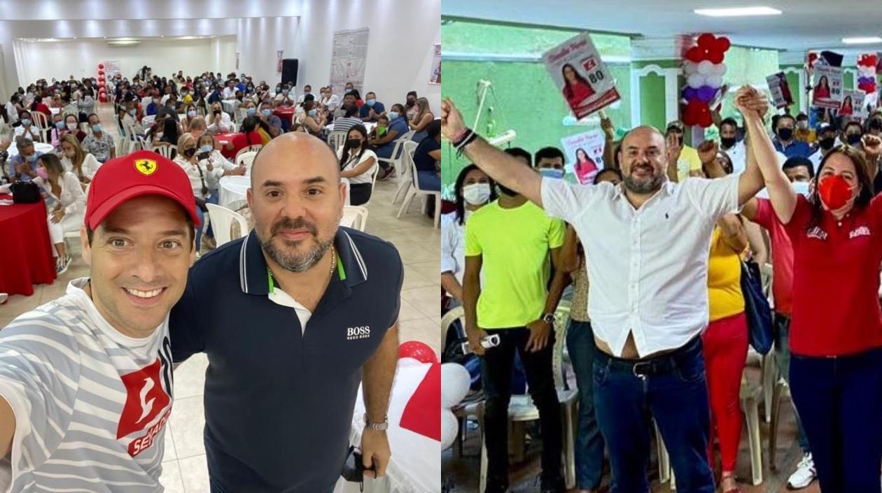 Mauricio Gómez Amín, Mauricio Villafañez y Claudia Pérez.