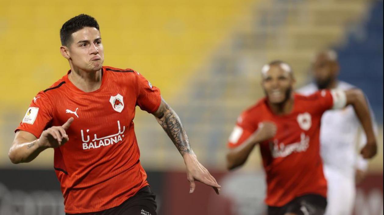 James Rodríguez, jugador colombiano. 