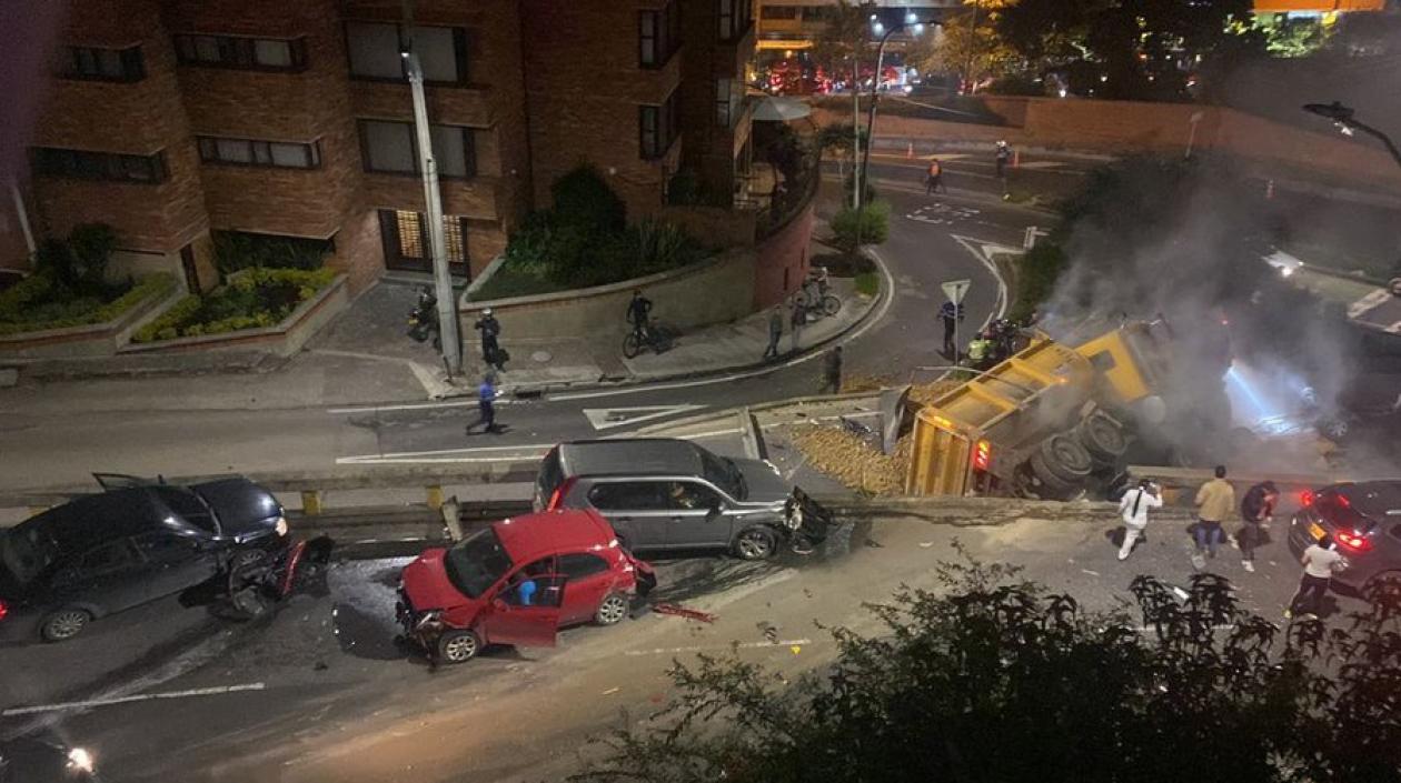 Un accidente grave ocurrió en Bogotá este miércoles.