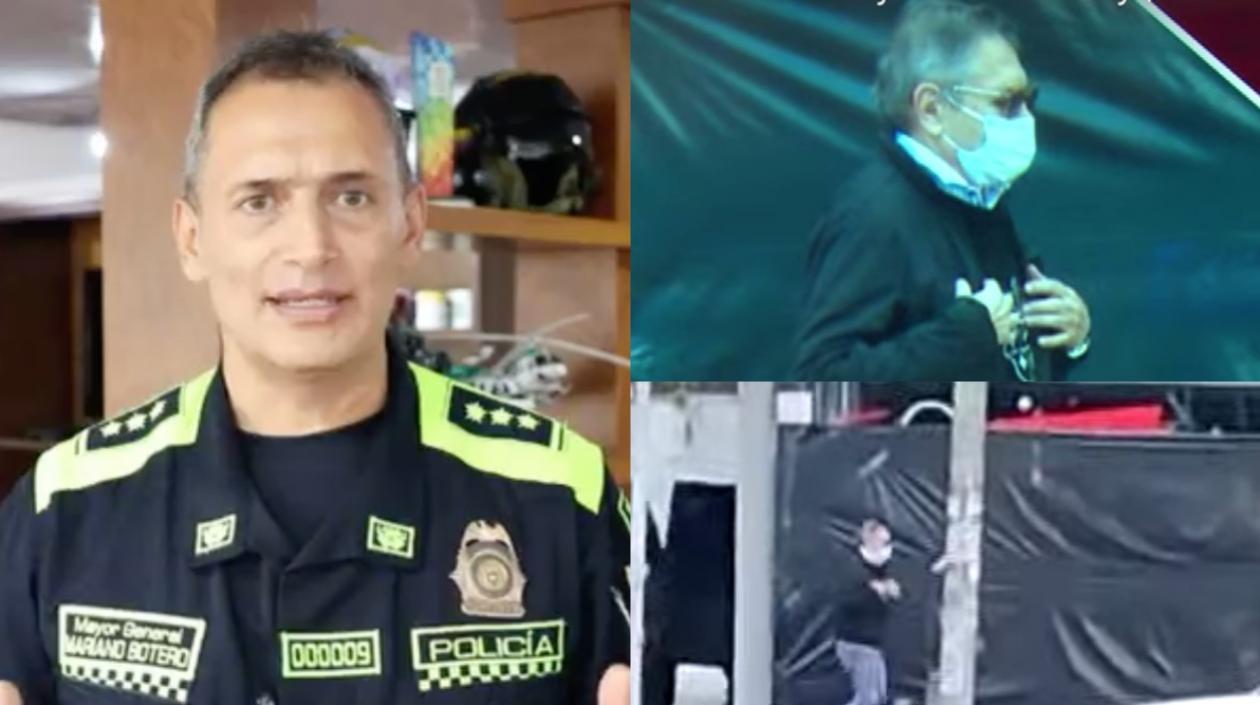 General Mariano Botero Coy y Carlos Mattos.