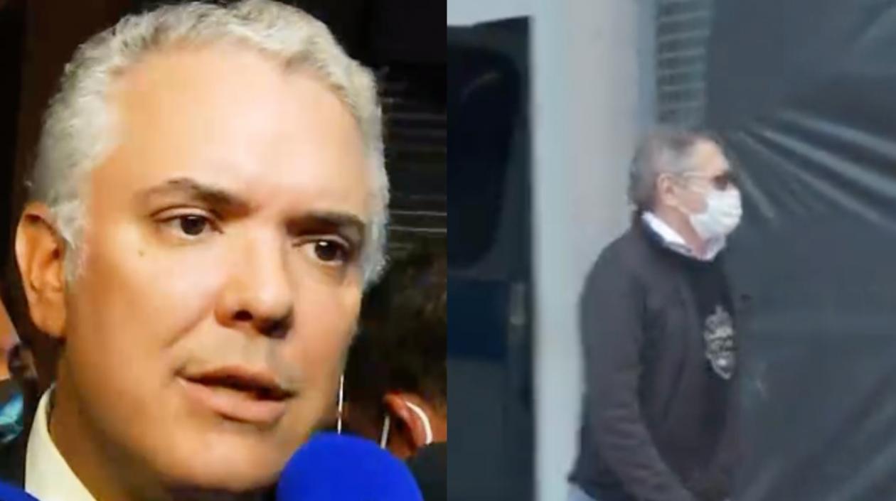 Presidente Iván Duque y Carlos Mattos.