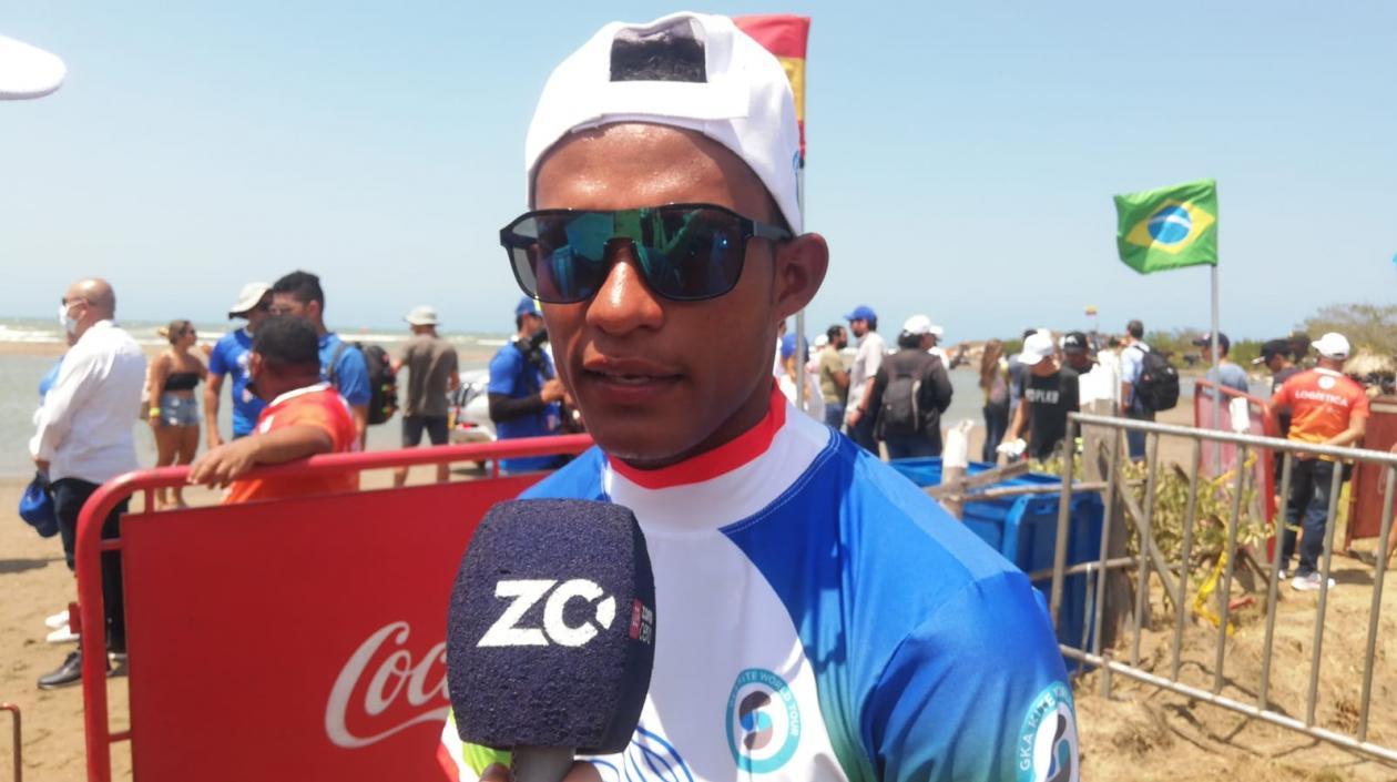 Duván Macías, deportista del Atlántico. 