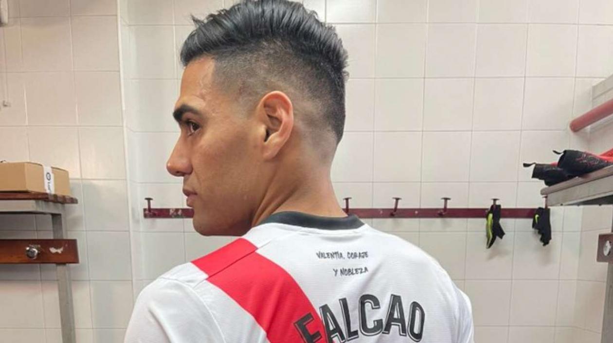 Falcao García, delantero colombiano. 