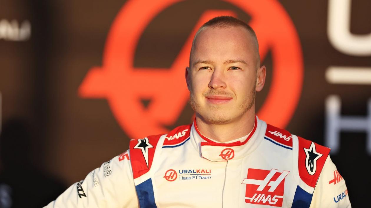 Nikita Mazepin, piloto ruso. 