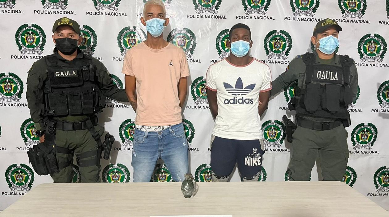 Oscar Lugo Hernández, alias 'Oscarito', y Daniel Caridad Peroso, alias 'El Negro'.
