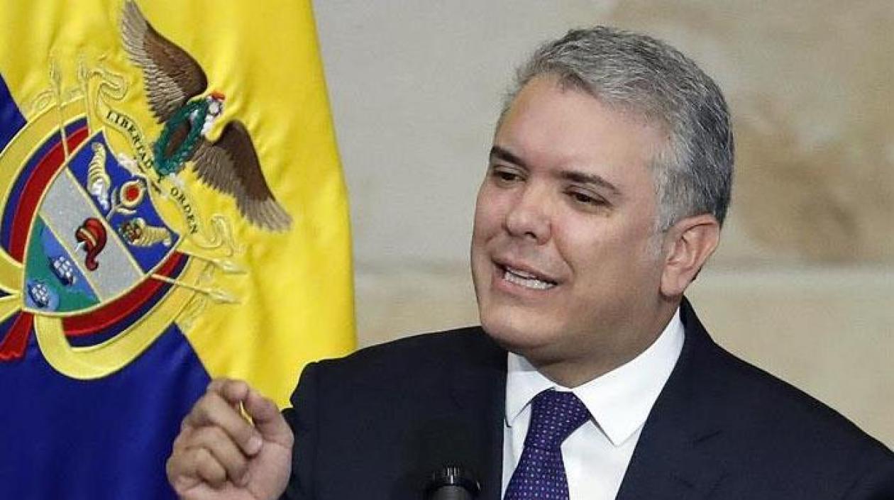 Iván Duque, presidente de Colombia.