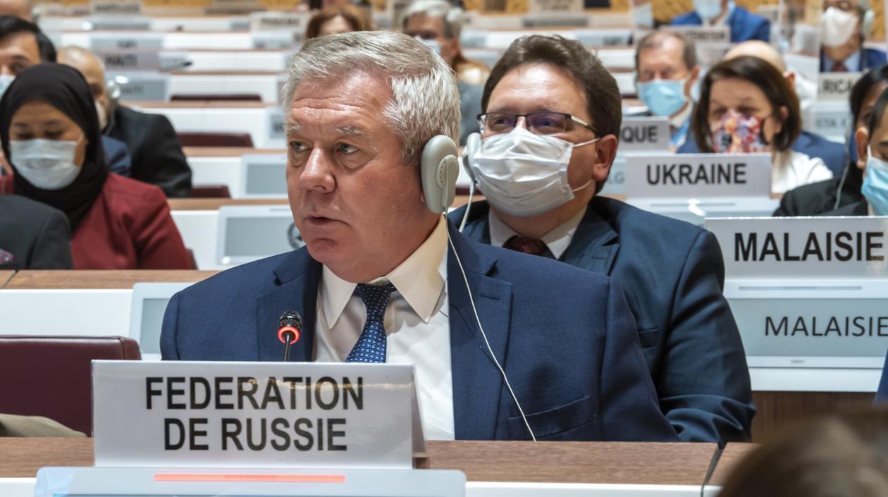 El embajador ruso ante la ONU, Gennady Gatilov.
