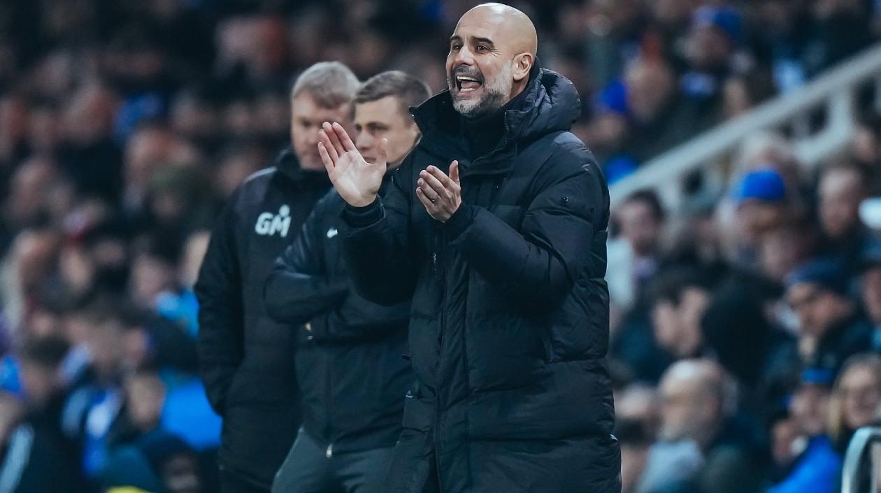 Pep Guardiola, entrenador del Manchester City. 