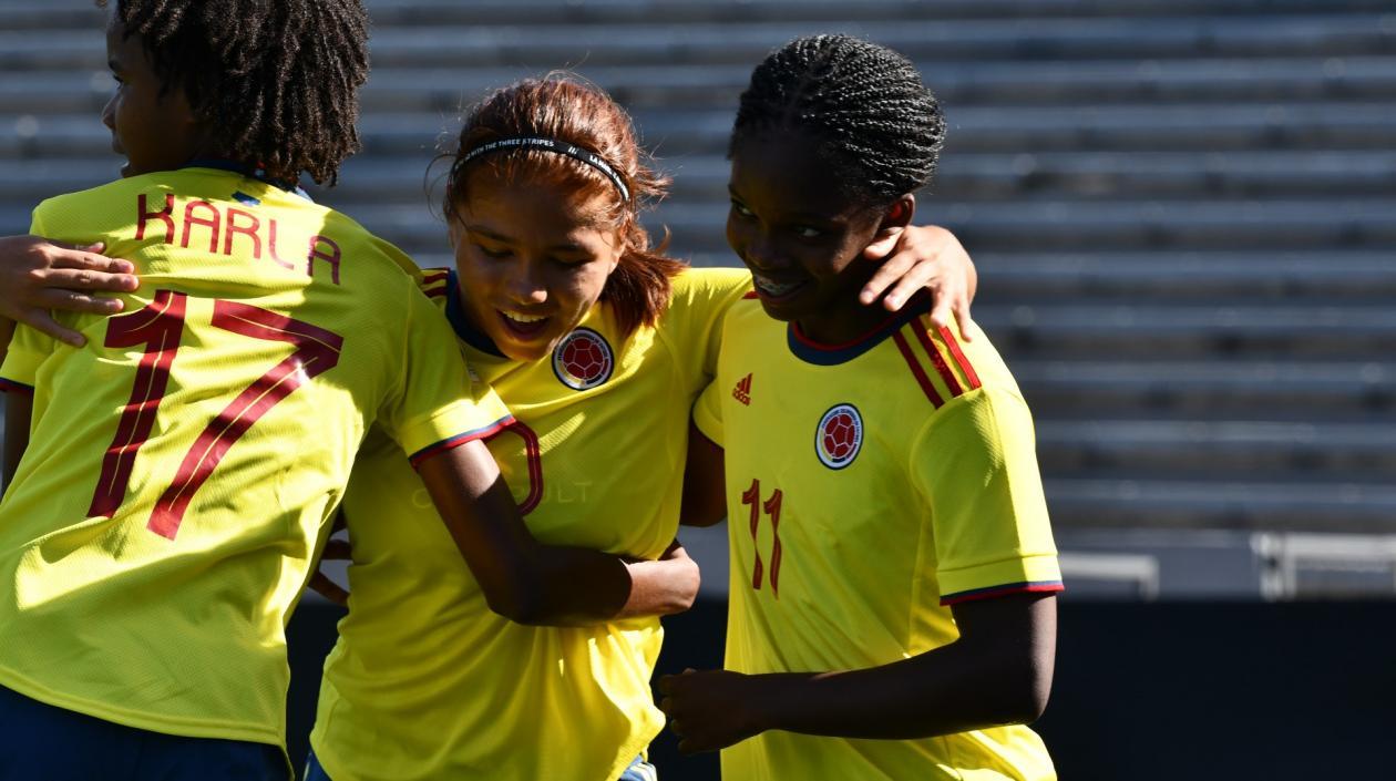 Jugadoras de la Selección Colombia. 