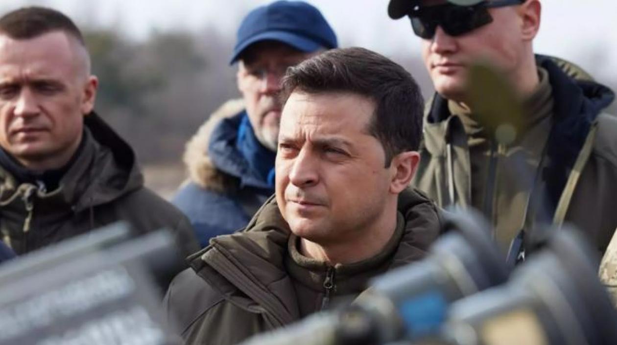 El presidente de Ucrania, Volodimir Zelenski.