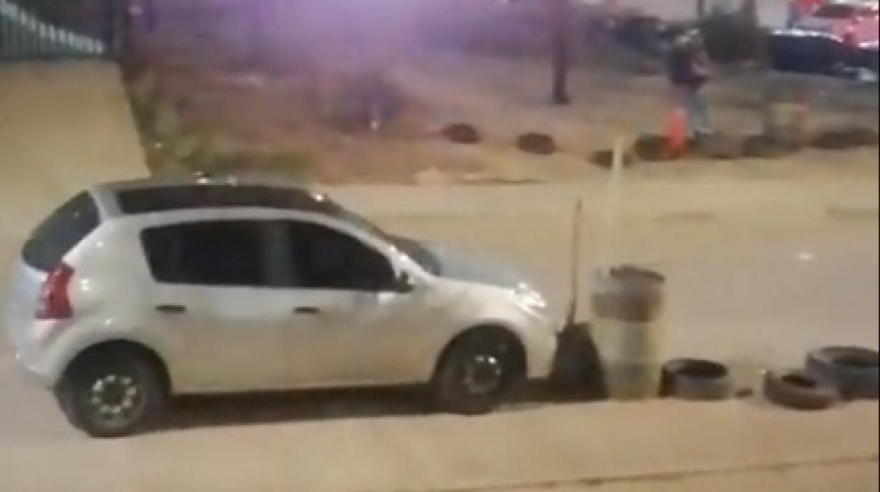 Zona del hecho en Ciudad Bolívar.