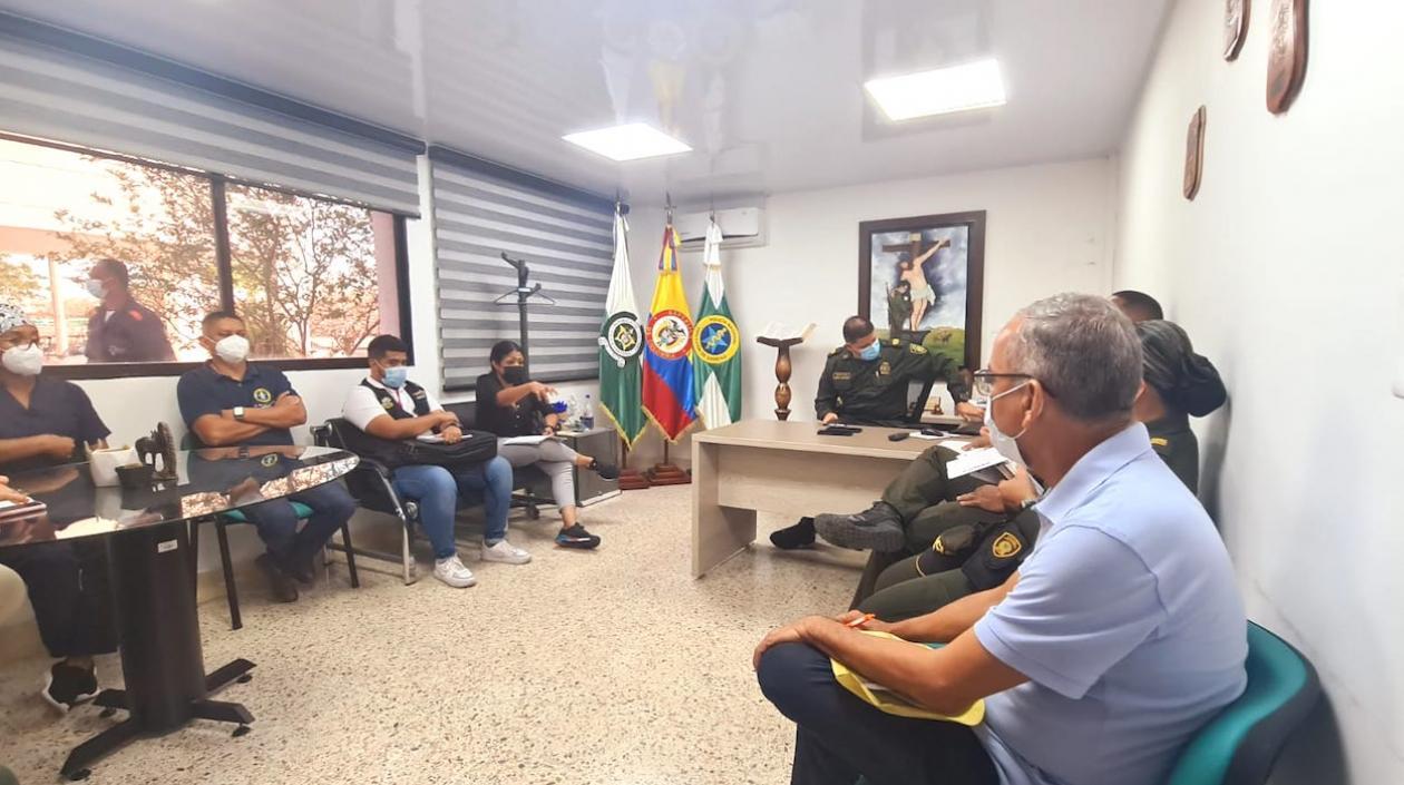 Reunión para analizar la situación del paciente.