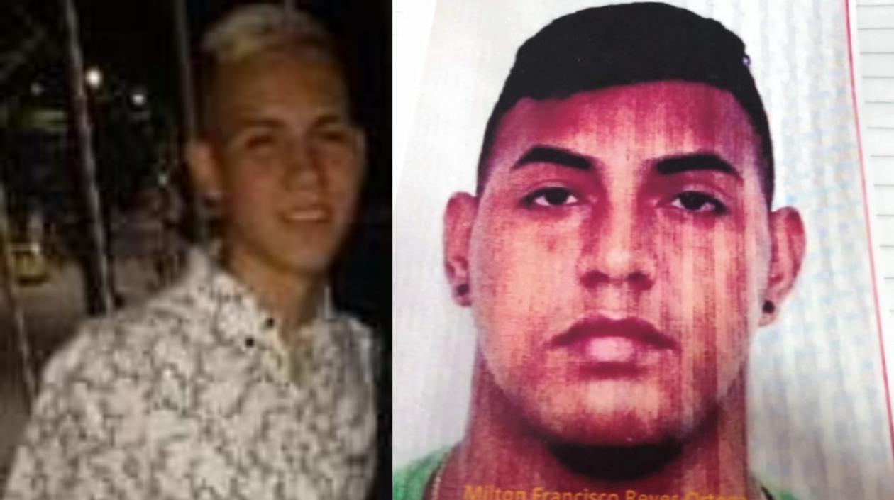 Miguel Ángel Torres Sánchez, la víctima; y Milton Reyes Ortega, el acusado. 