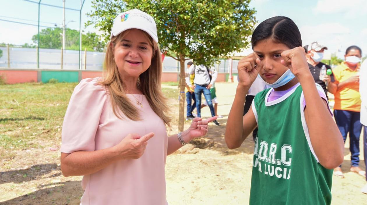 La Gobernadora del Atlántico, Elsa Noguera.