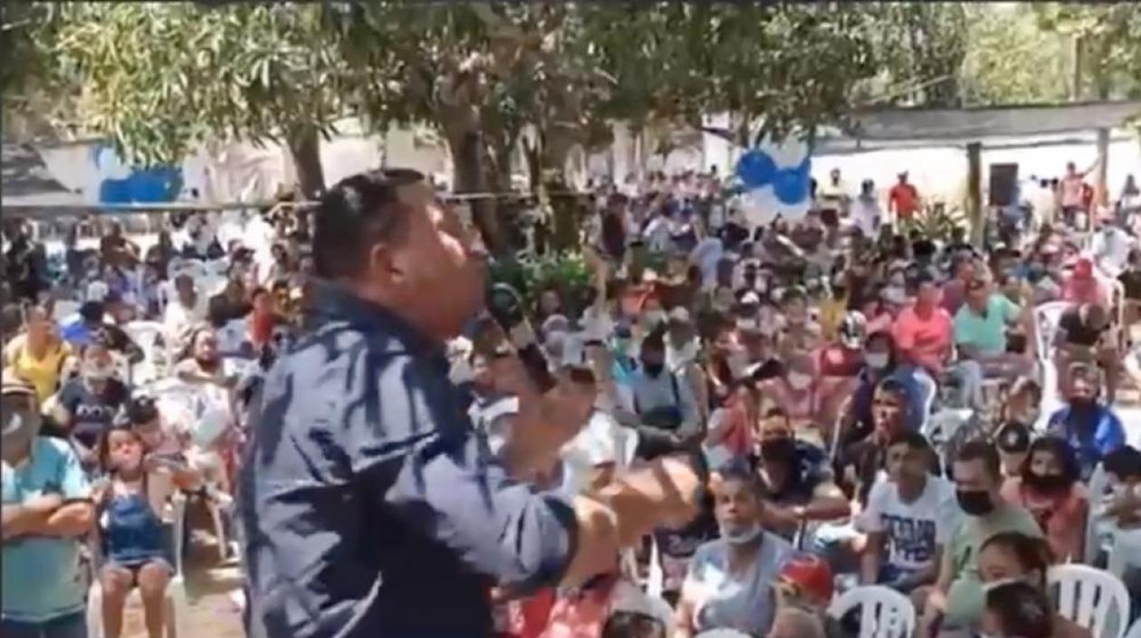 Laureano Acuña, durante su intervención.