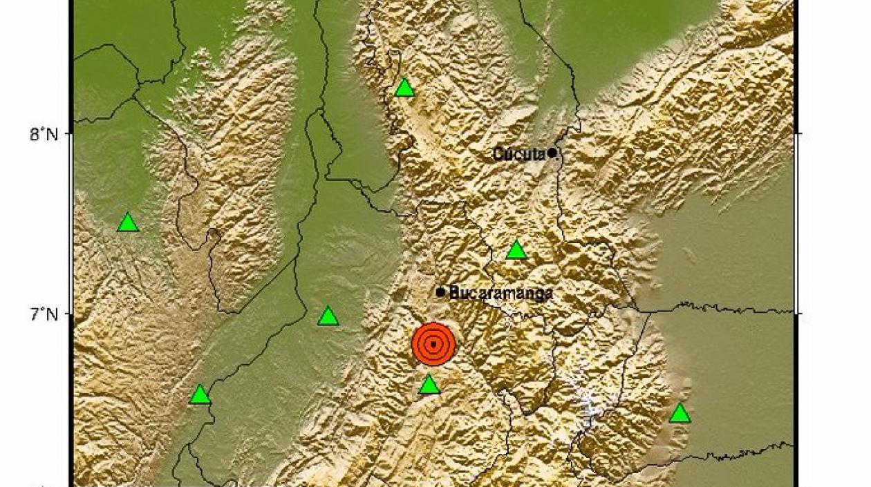 Sismo este lunes en Los Santos.