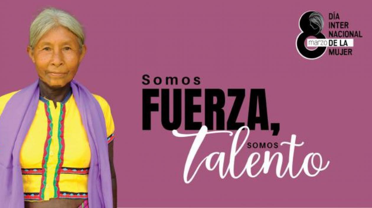 Somos fuerza, somos talento, el lema de la Unidad Nacional de Víctimas.