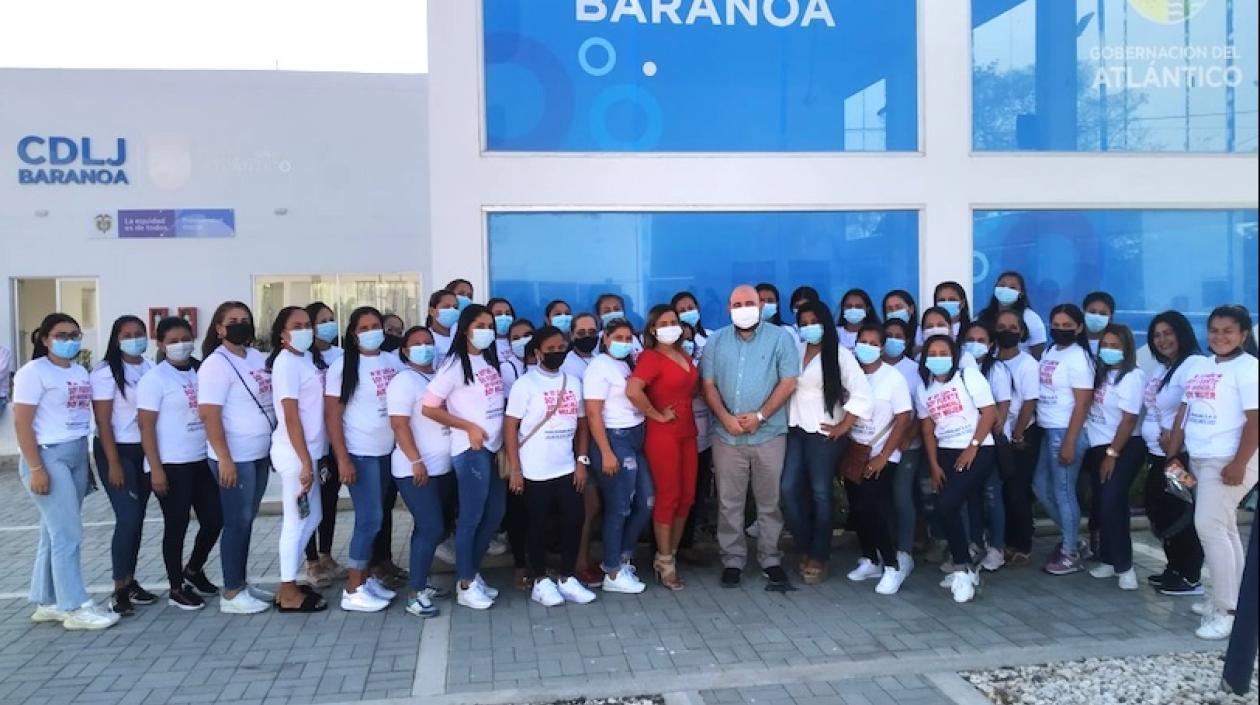 Grupo de mujeres participantes en el proyecto.