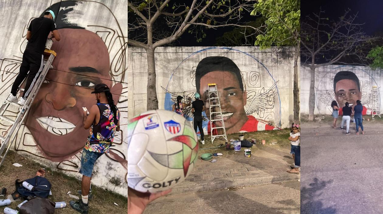 El mural de Javier Francisco Palma Bermúdez.