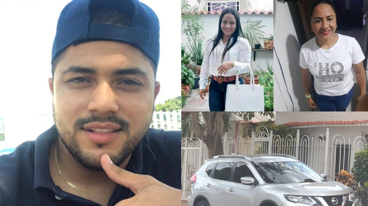 Jairo Medina Vega, Liliana Segovia Navarro y la camioneta.